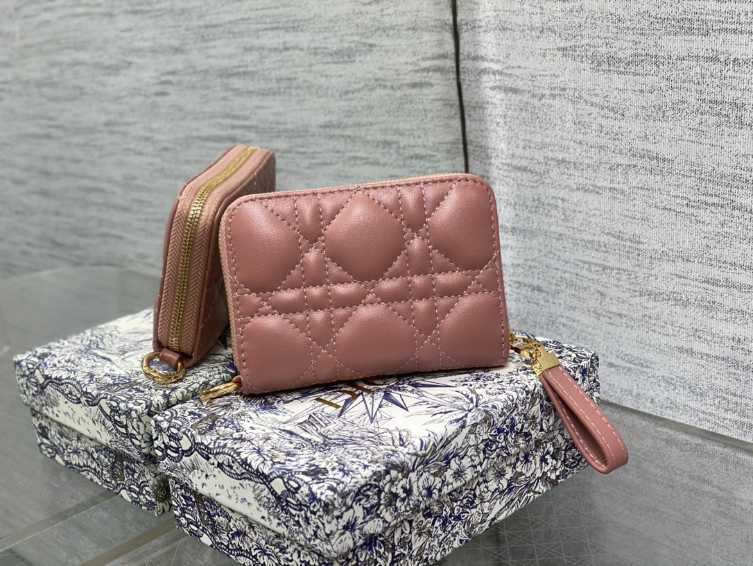 Lady D*0r Voyageur Small Coin Purse CARD HOLDER