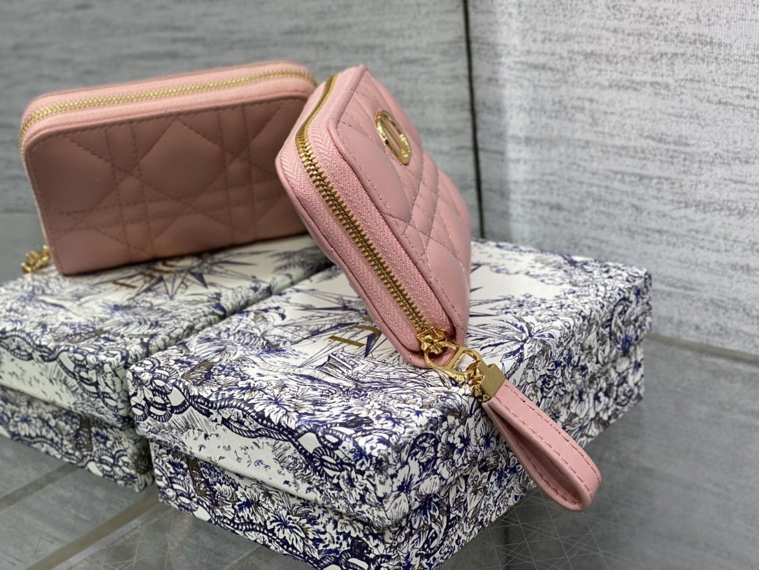 Lady D*0r Voyageur Small Coin Purse CARD HOLDER