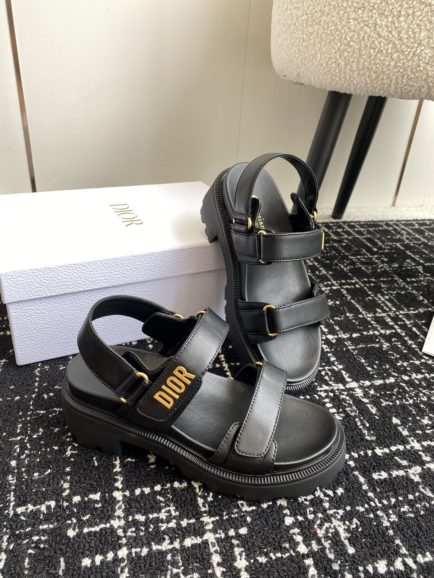 UA D*0ract Platform Sandal Black