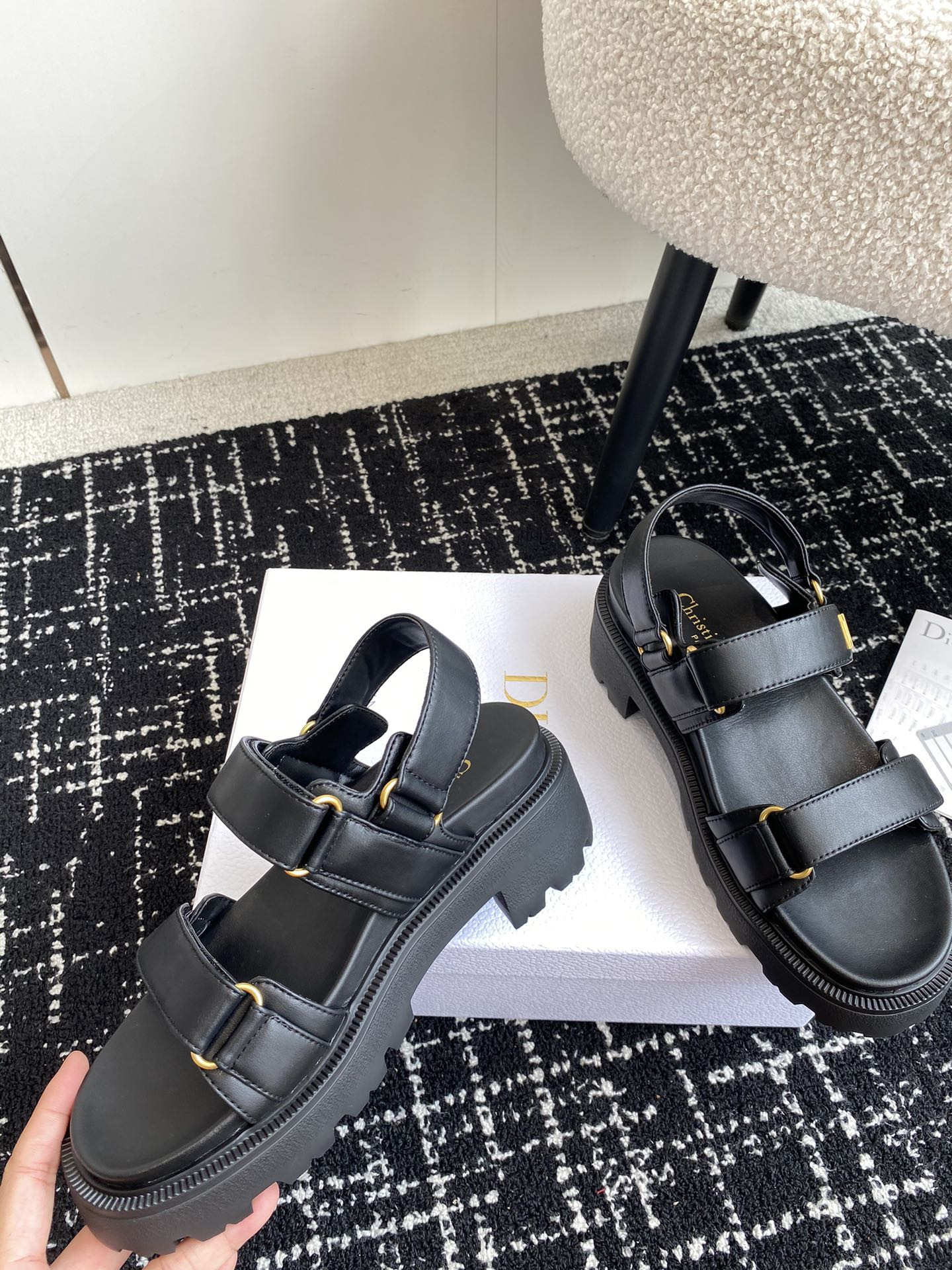 UA D*0ract Platform Sandal Black