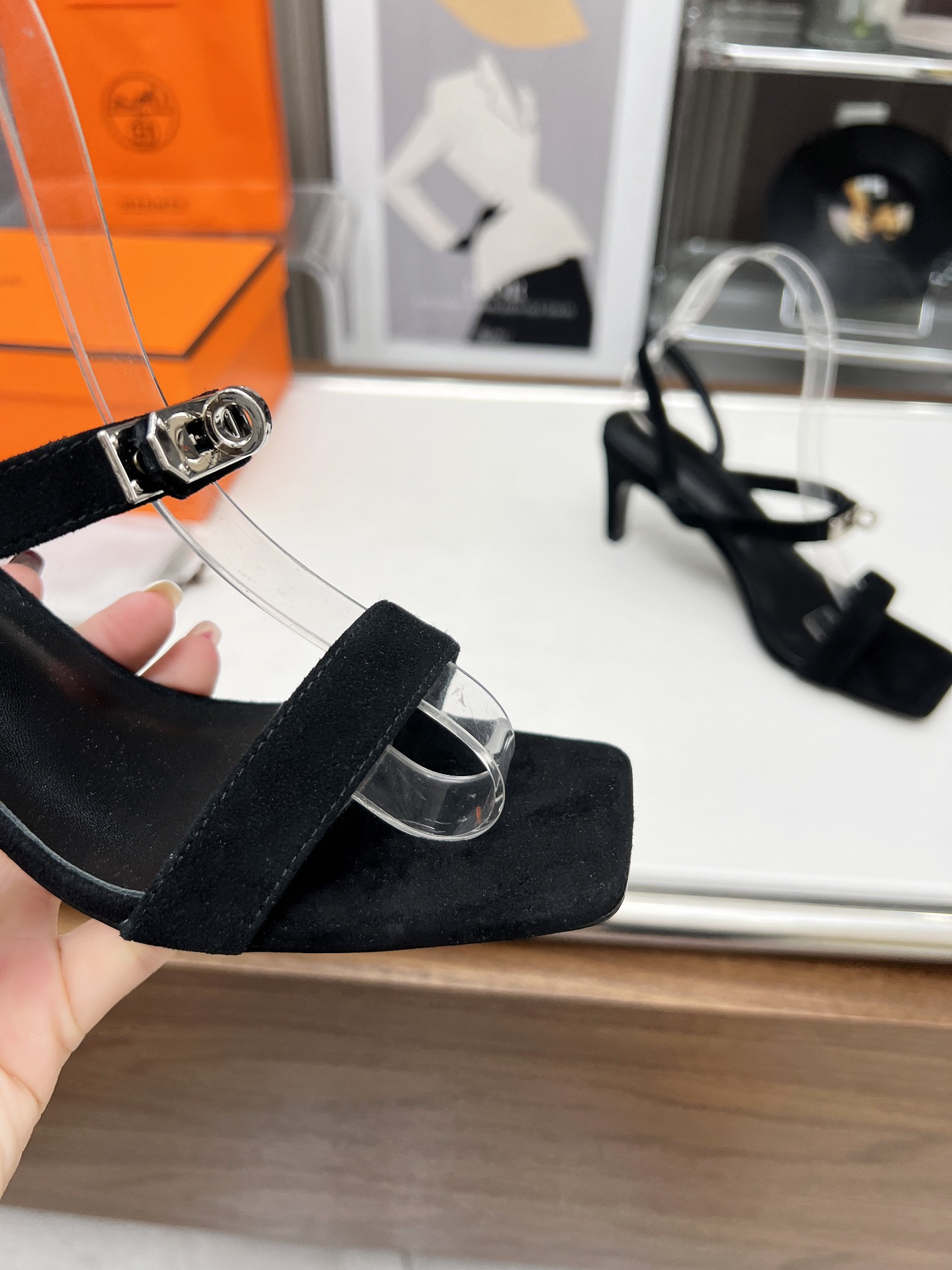 UA Hermès Glamour 95 sandal