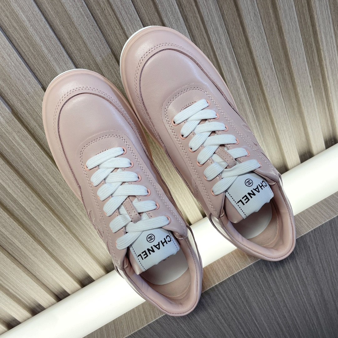 UA Ch*el SNEAKERS calfskin