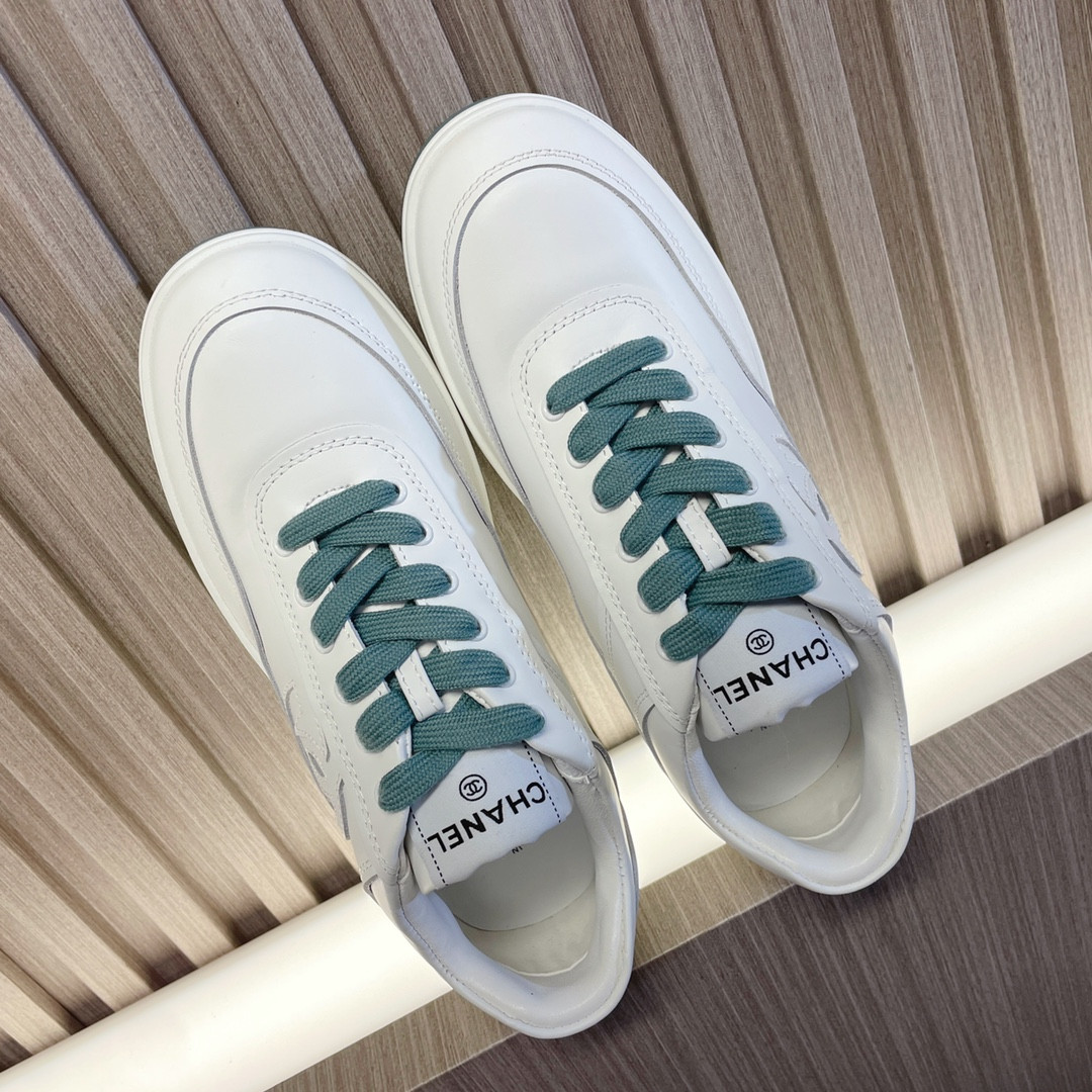 UA Ch*el SNEAKERS calfskin