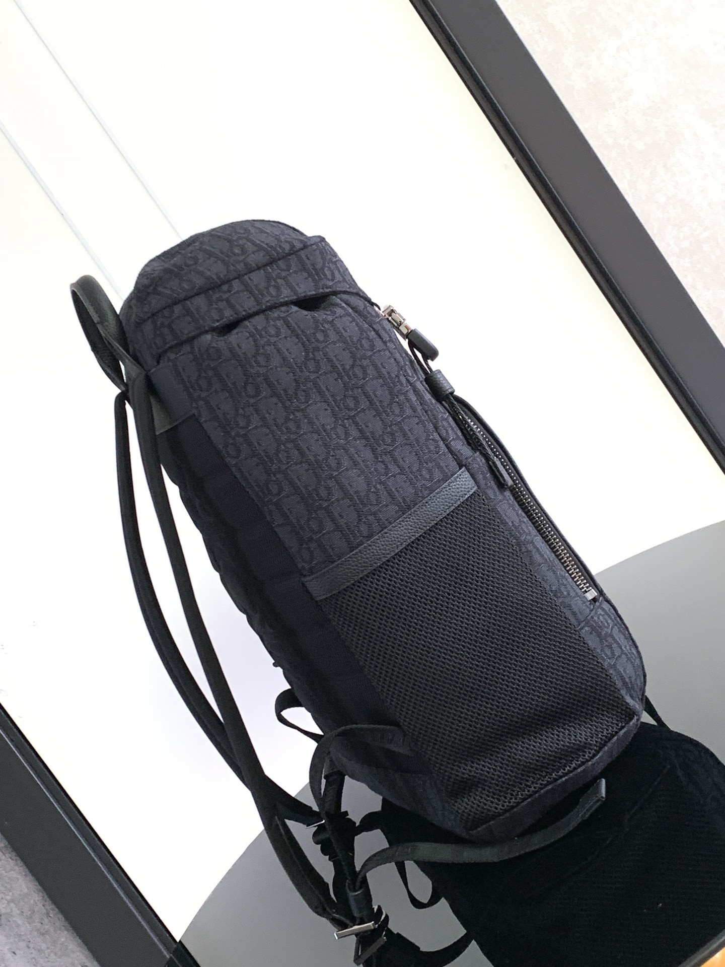 D*0r 8 Backpack with Flap Black D*0r Oblique Jacquard 31 x 48 x 16.5 cm
