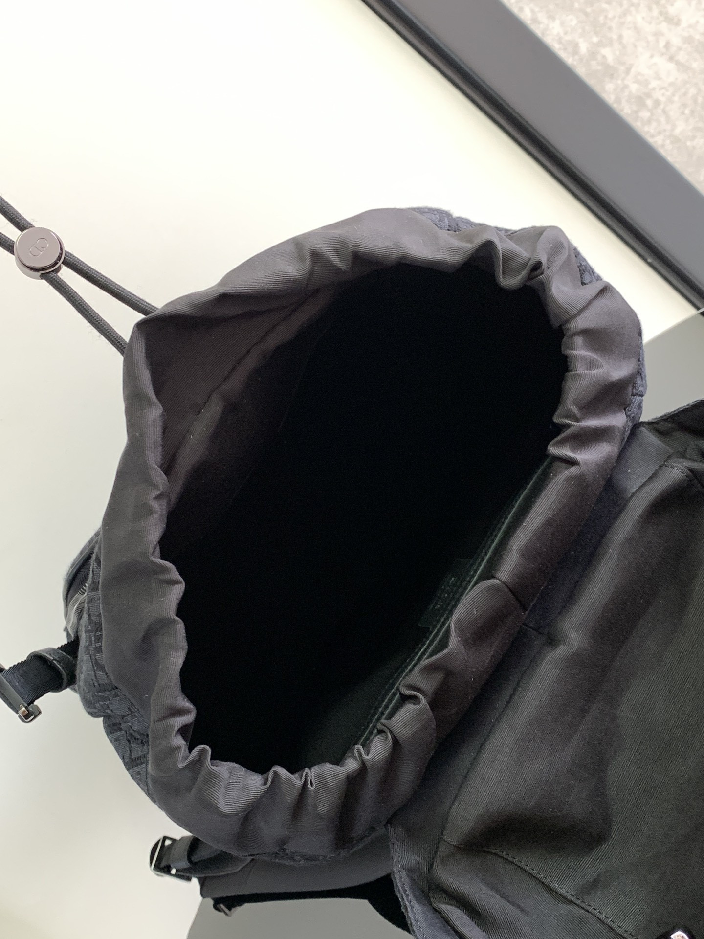 D*0r 8 Backpack with Flap Black D*0r Oblique Jacquard 31 x 48 x 16.5 cm