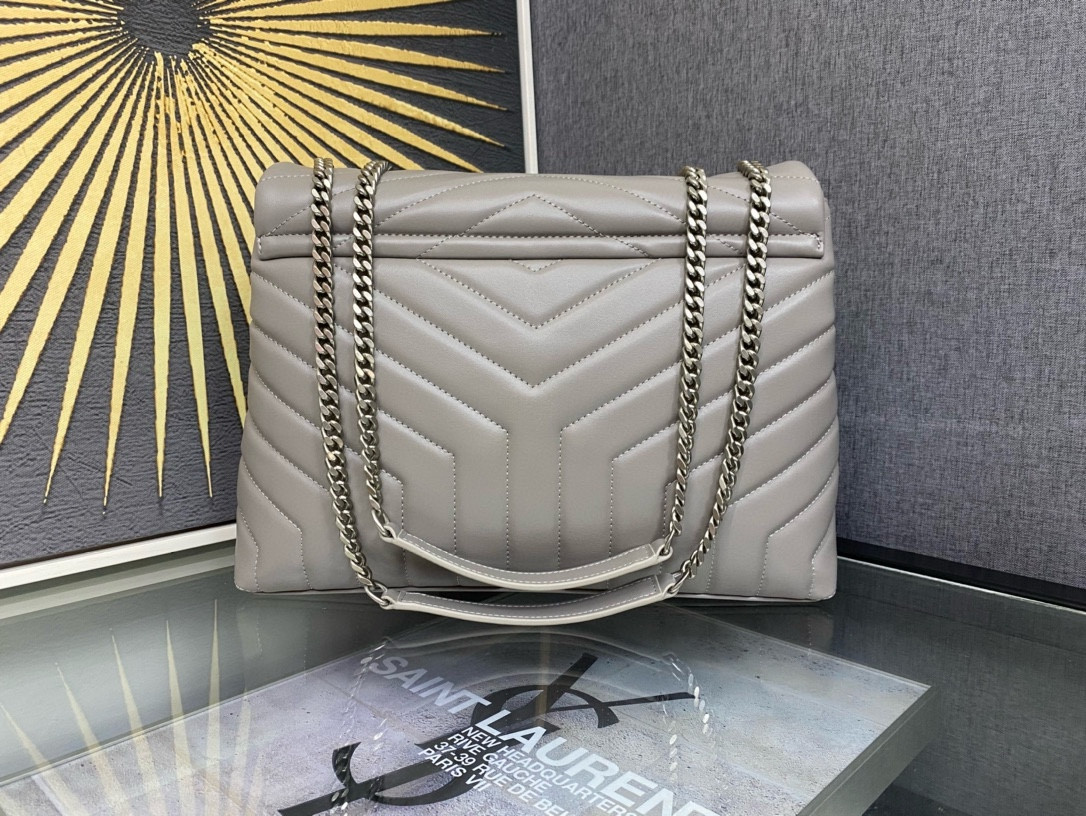 Y*L LOULOU QUILTED LEATHER 32x22x9cm