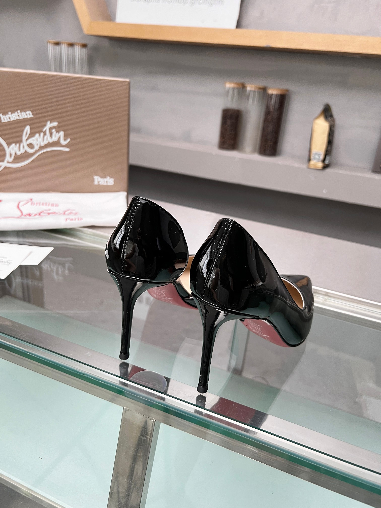 UA Ch**an Louboutin CL red-bottom shoes