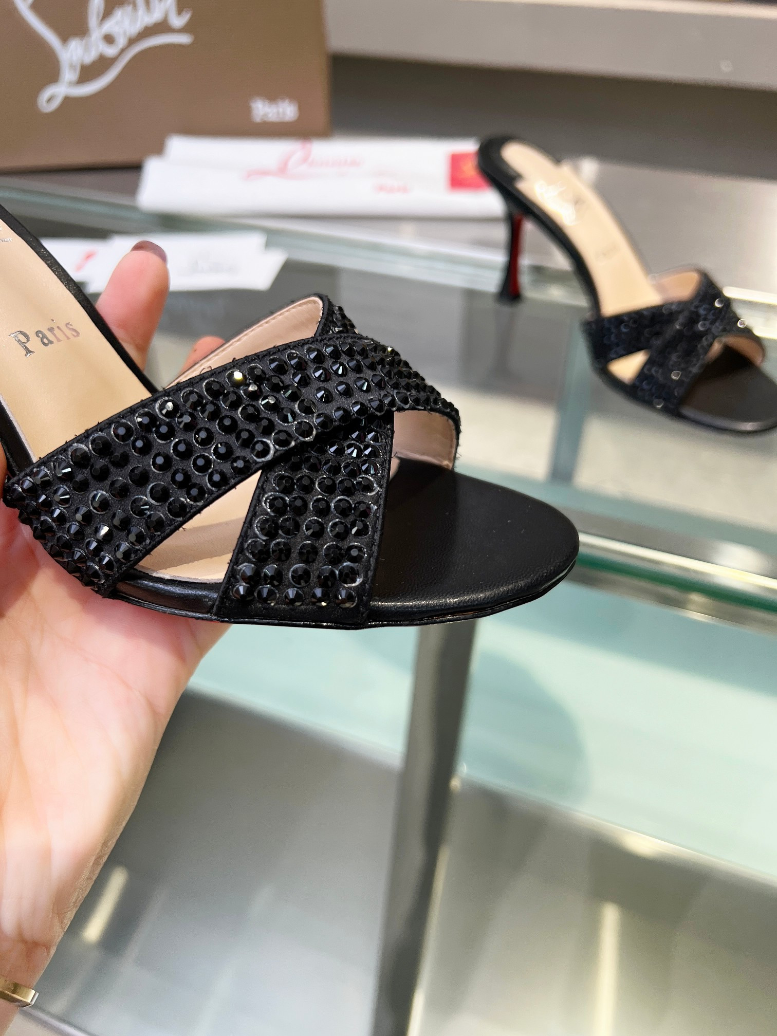 UA Ch**an Louboutin CL red-bottom shoes