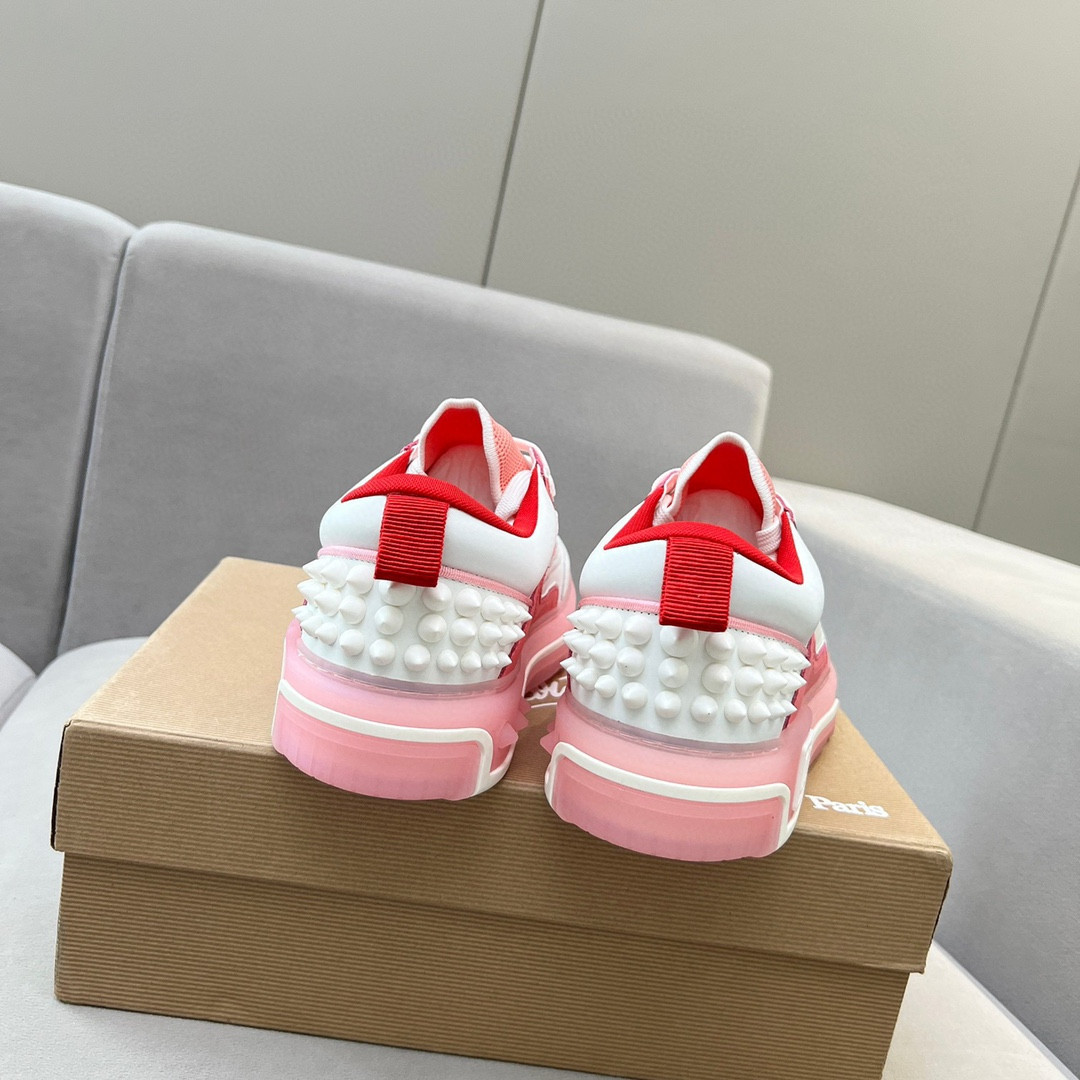 UA Ch**an Louboutin 2024 [New]ASTROLOUBI Unisex Thick-Soled Sneakers