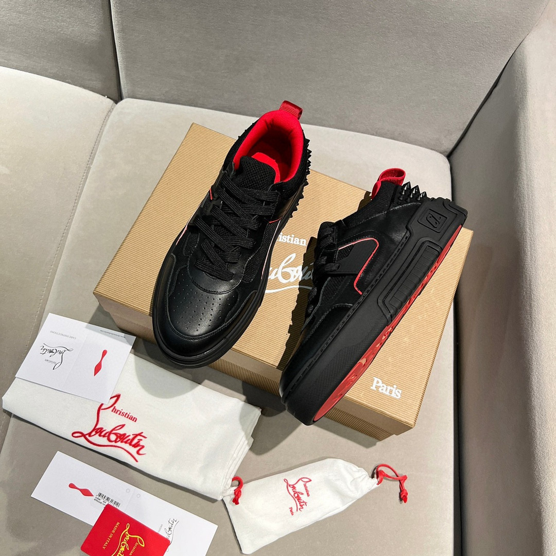 UA Ch**an Louboutin 2024 [New]ASTROLOUBI Unisex Thick-Soled Sneakers