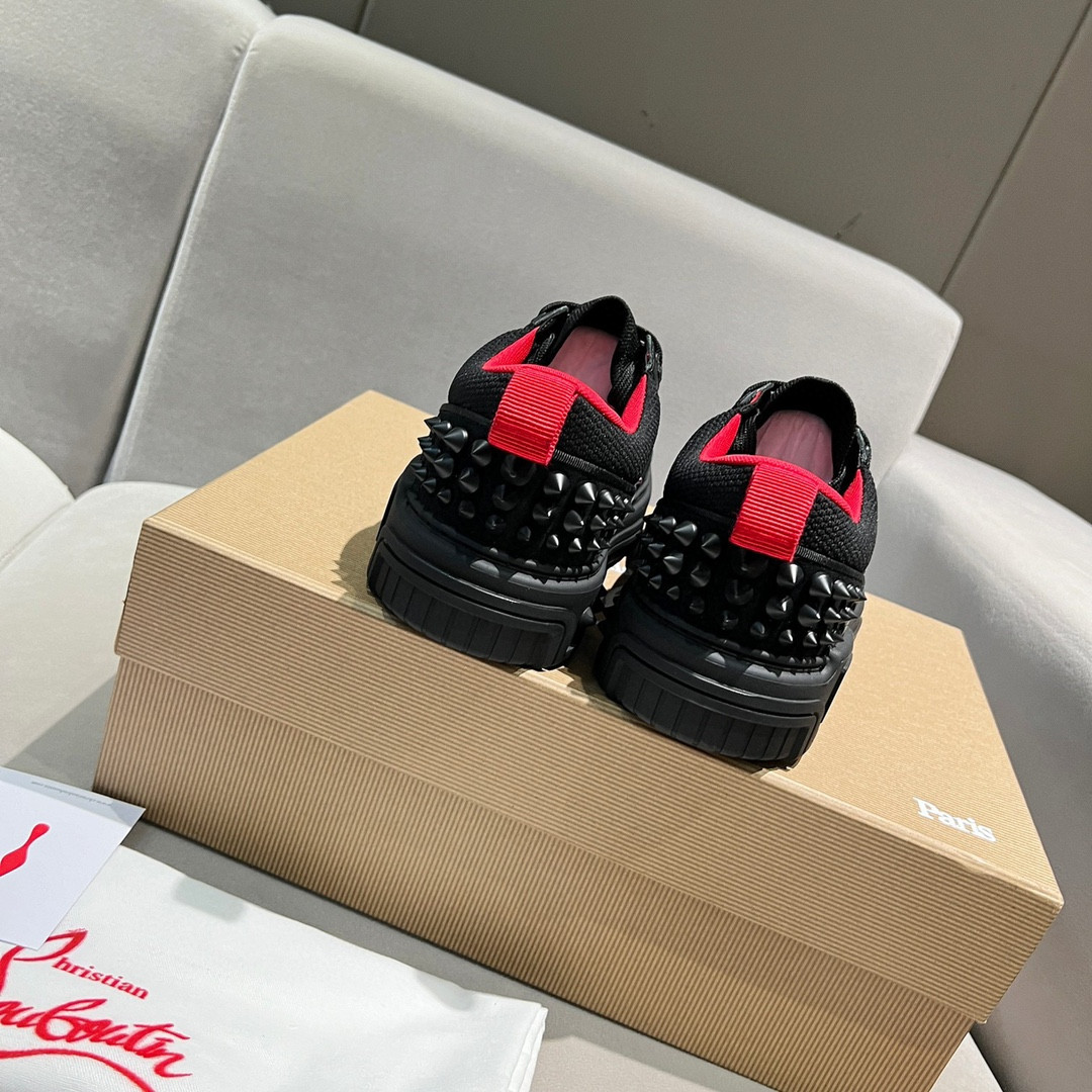 UA Ch**an Louboutin 2024 [New]ASTROLOUBI Unisex Thick-Soled Sneakers