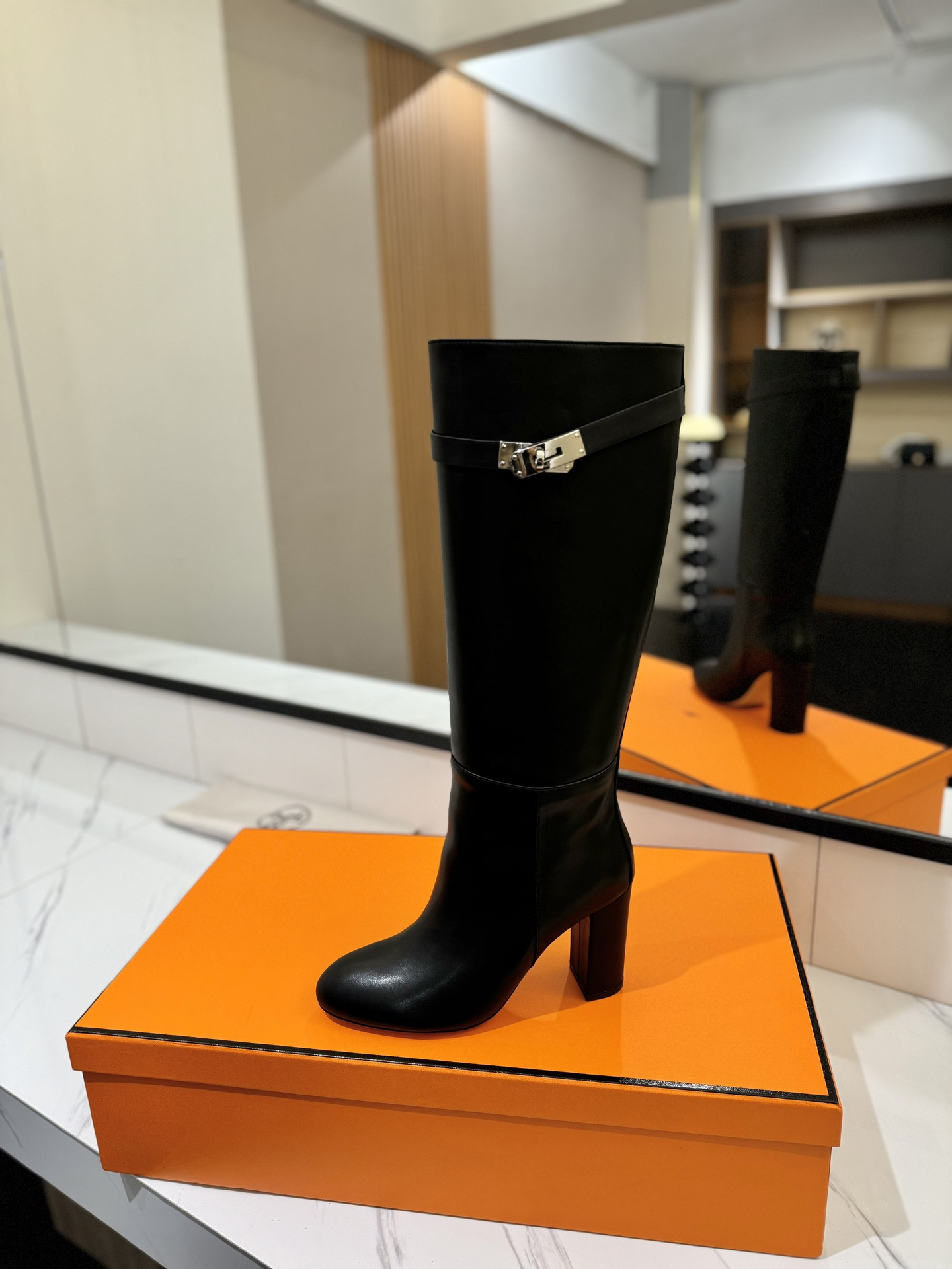 UA Hermès Jumping Boots (Heel height 8.5cm)
