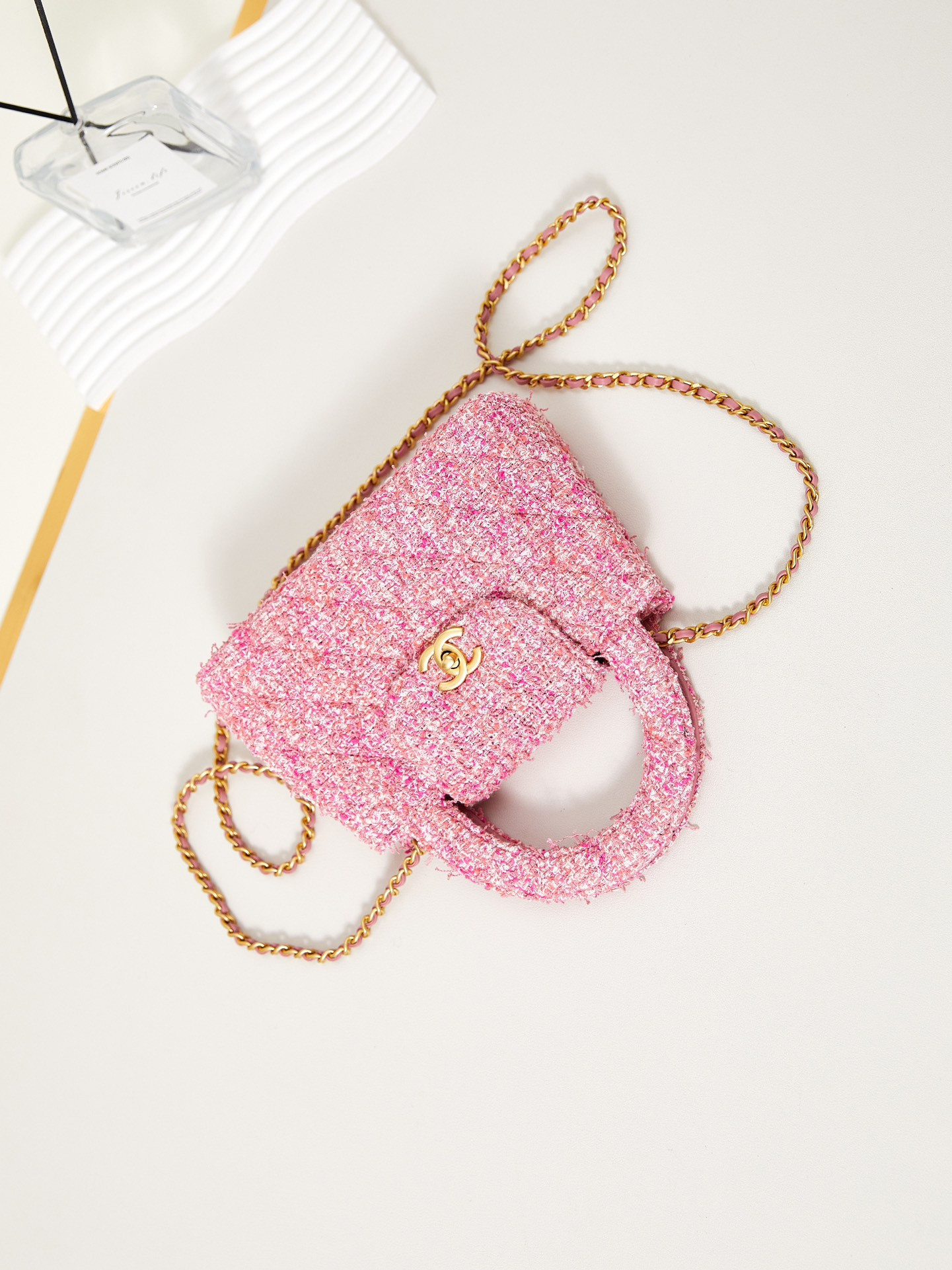 Ch*el 23K Kelly 19x13x7cm