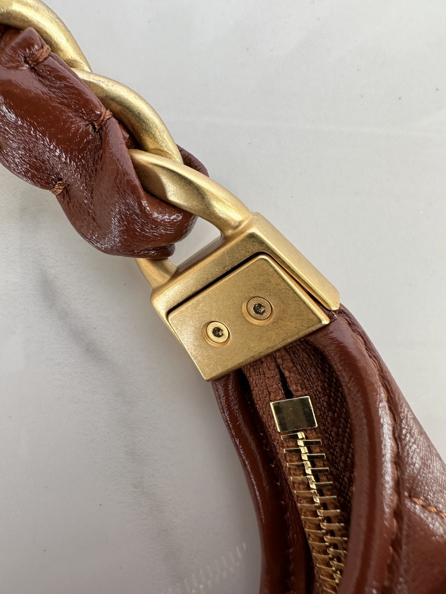 Ch*el Hobo Handbag 30×35×9cm