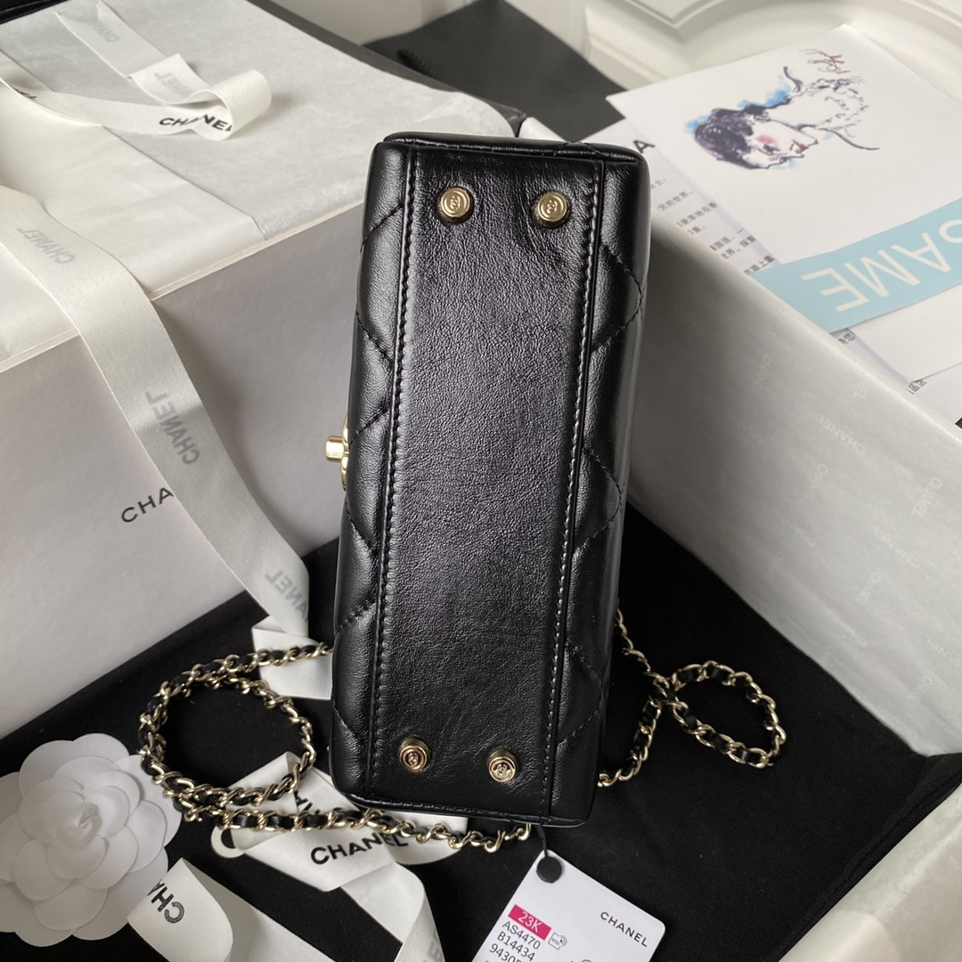 Ch*el 23K WALLET ON CHAIN Handbag 13.5×19×8cm