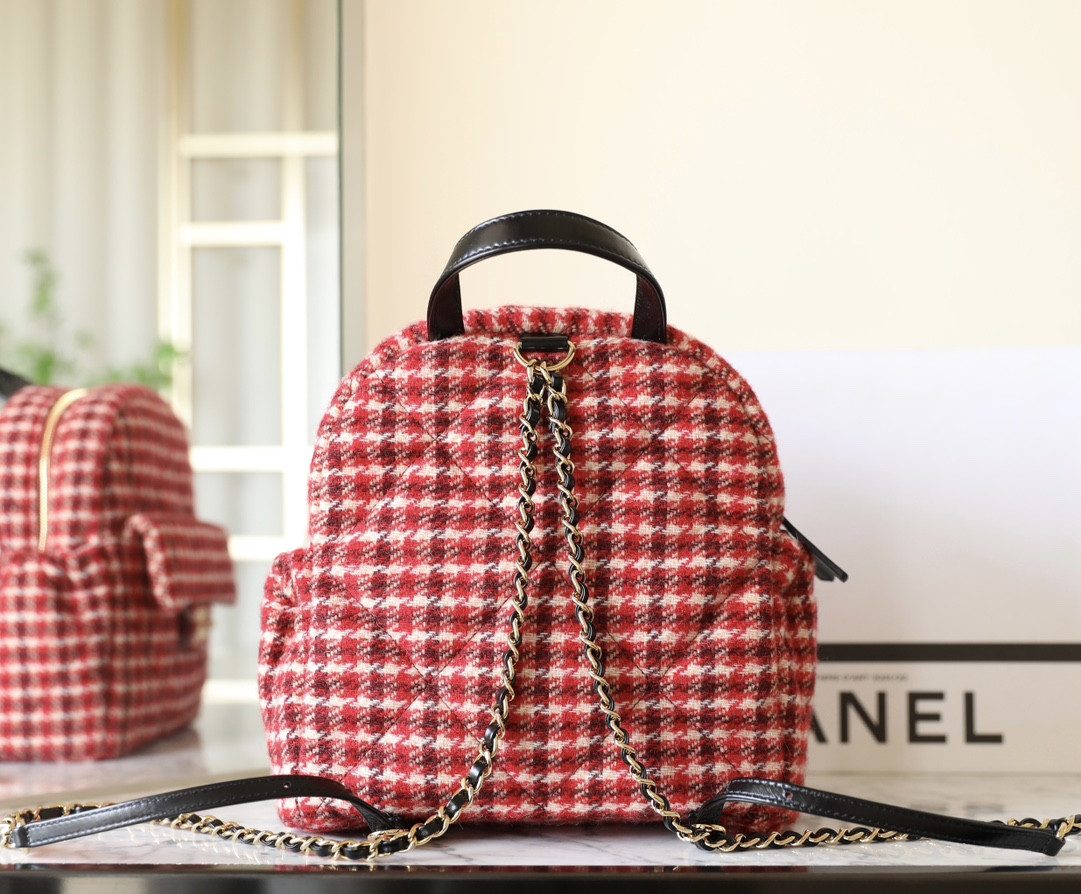 Ch*el Coconeige Backpack 28x26x11cm