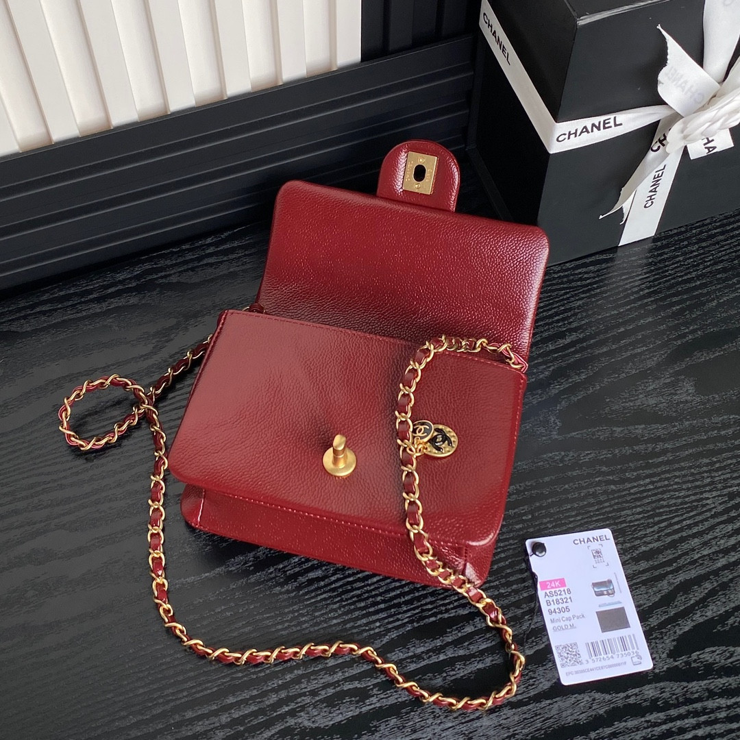 Ch*el MINI FLAP BAG 13×17.5×6cm