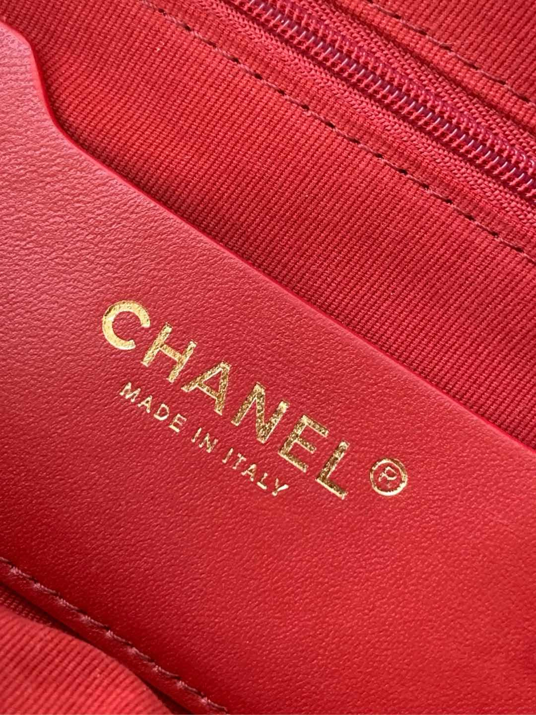 Ch*el Large Hobo Bag 18x30x8cm