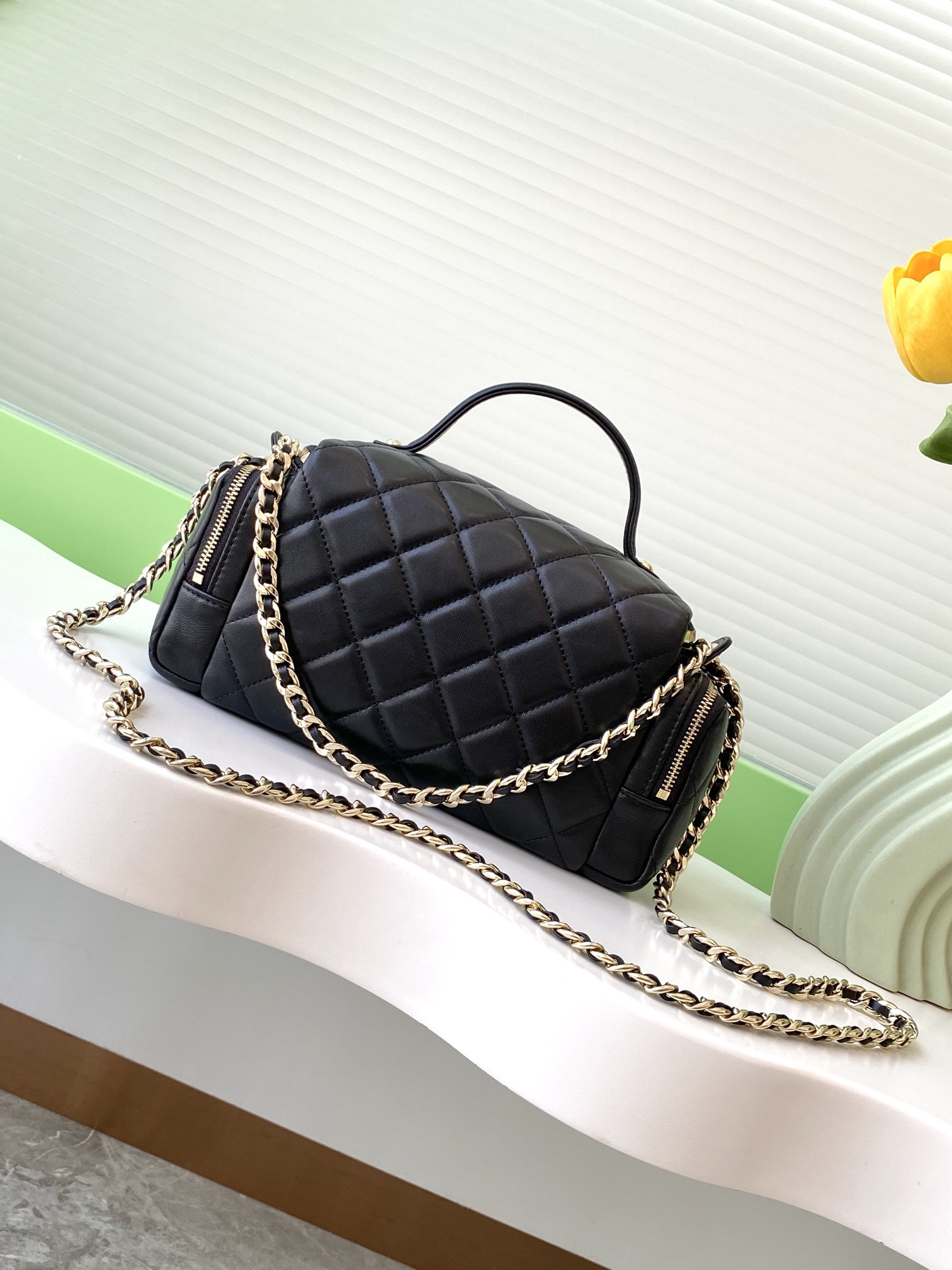 Ch*el Vanity Case 14x23x9cm