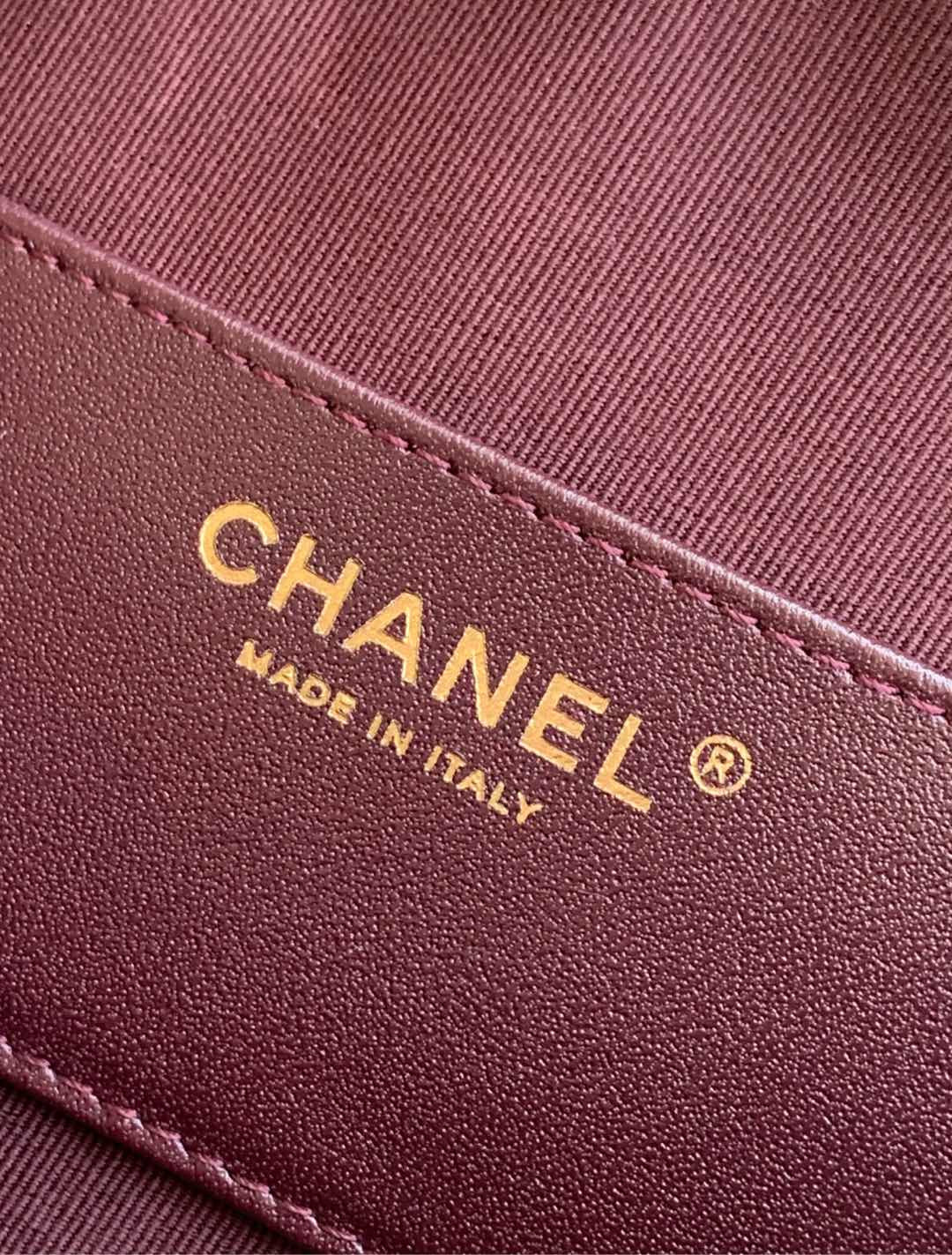 Ch*el Bowling Bag 15x25x11cm