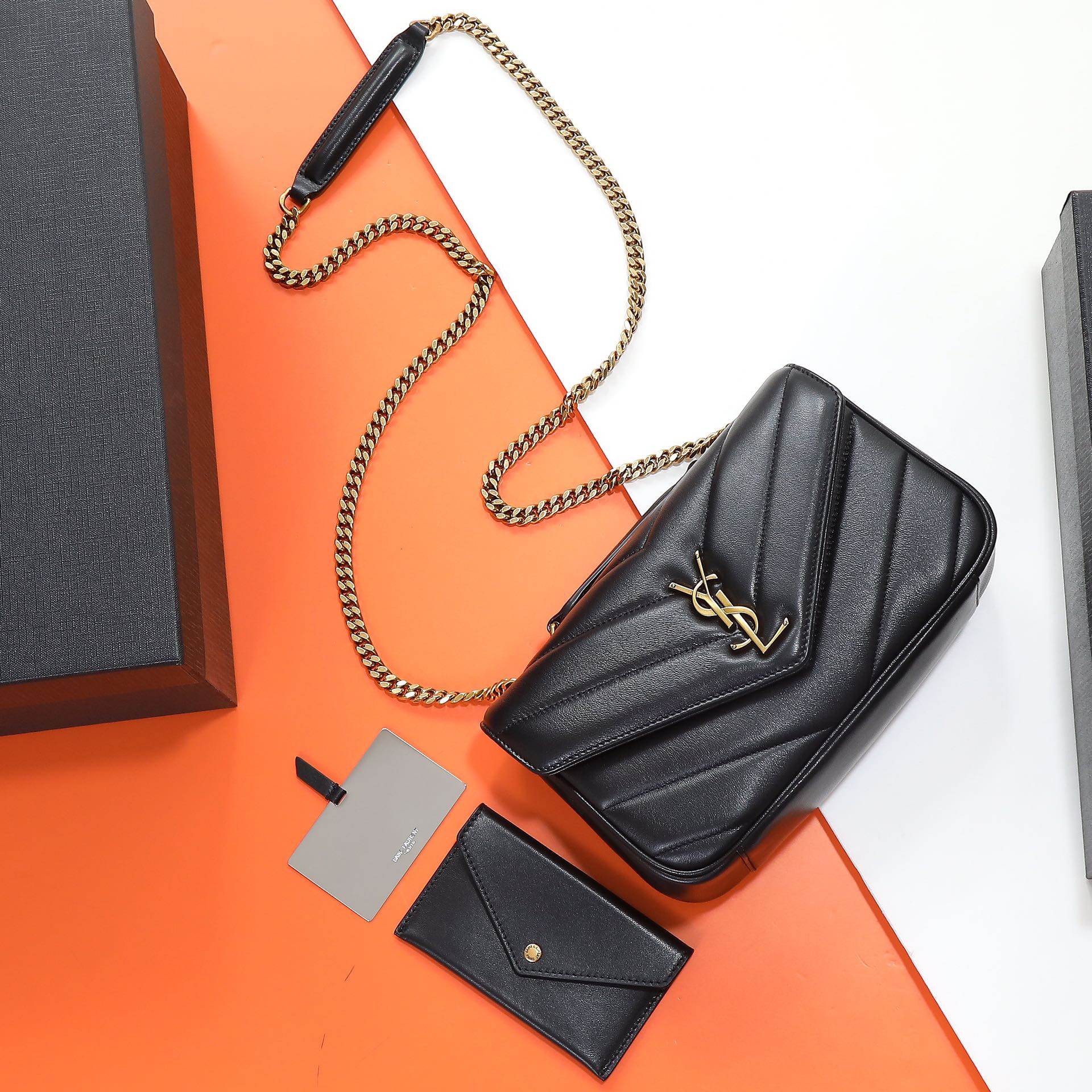 Y*L LOULOU small in MATELASSÉ lambskin 24x14x6cm