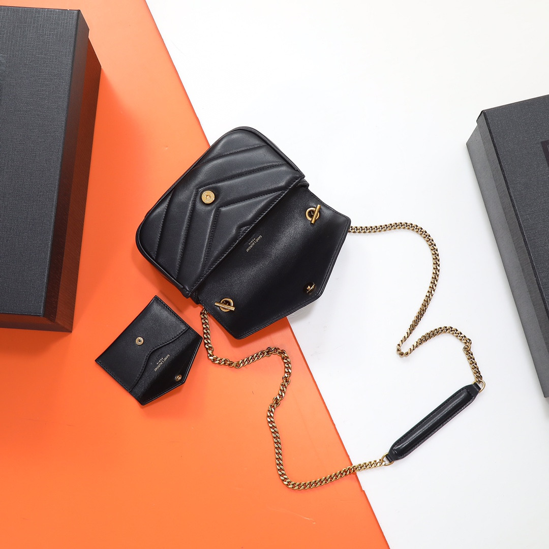 Y*L LOULOU MINI in lambskin 20X12X5cm