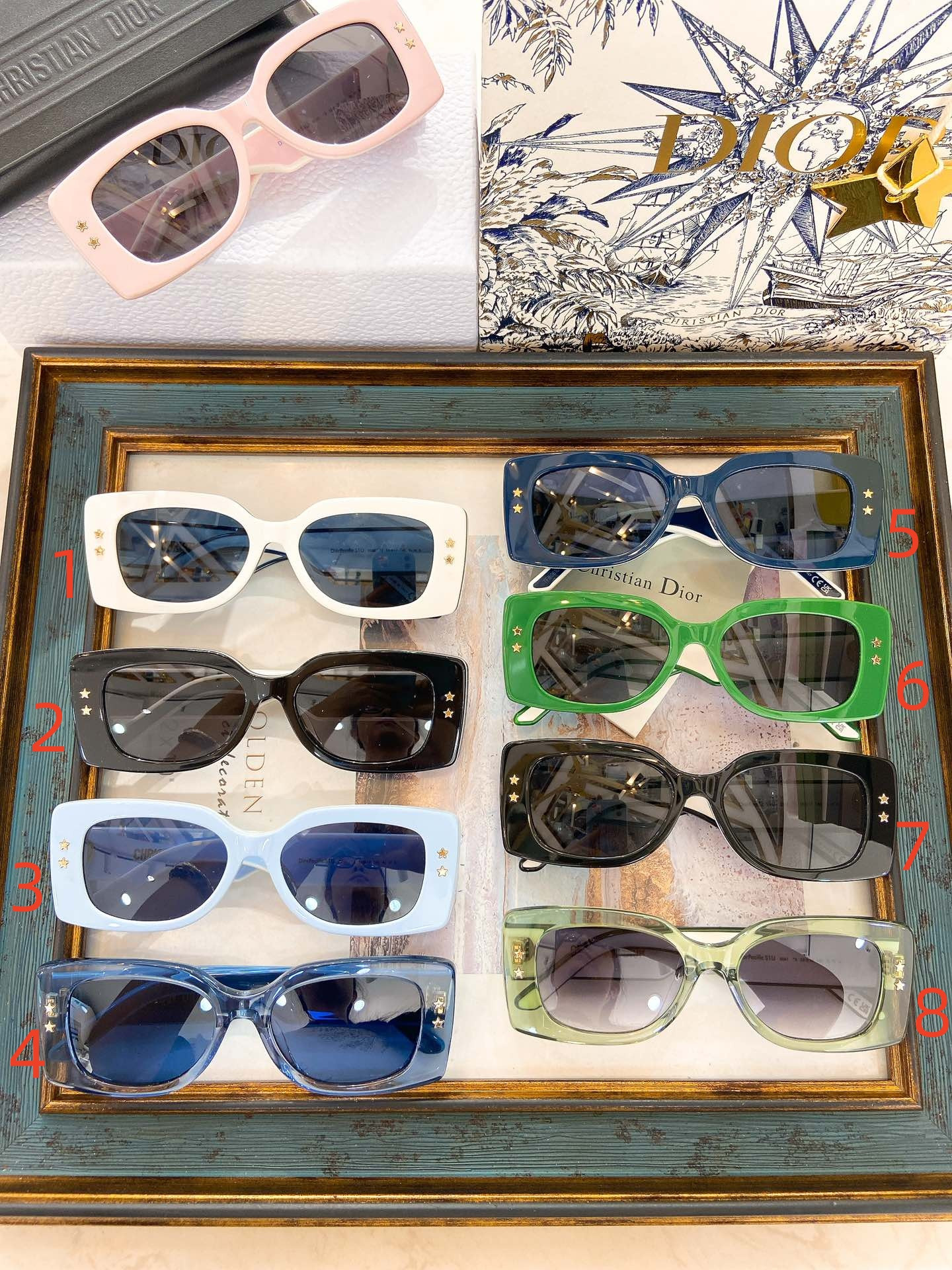 D*0r Glasses Pacific S1U 53-18-140