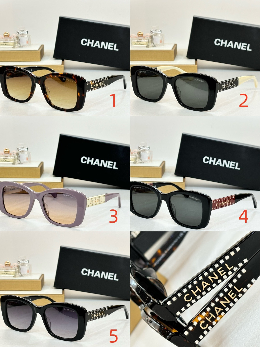 Ch*el Glasses CH9163B 54-19-145