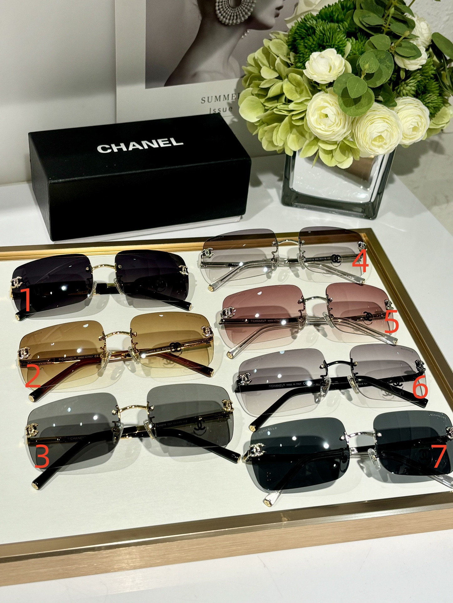 Ch*el Glasses CH4218 60-19-14