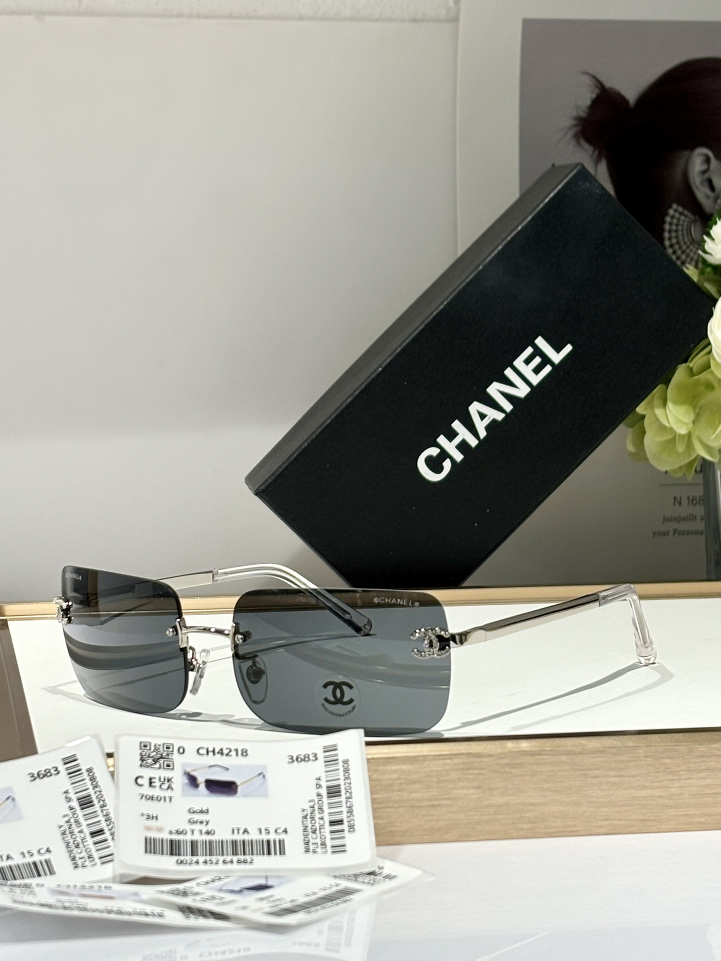 Ch*el Glasses CH4218 60-19-14