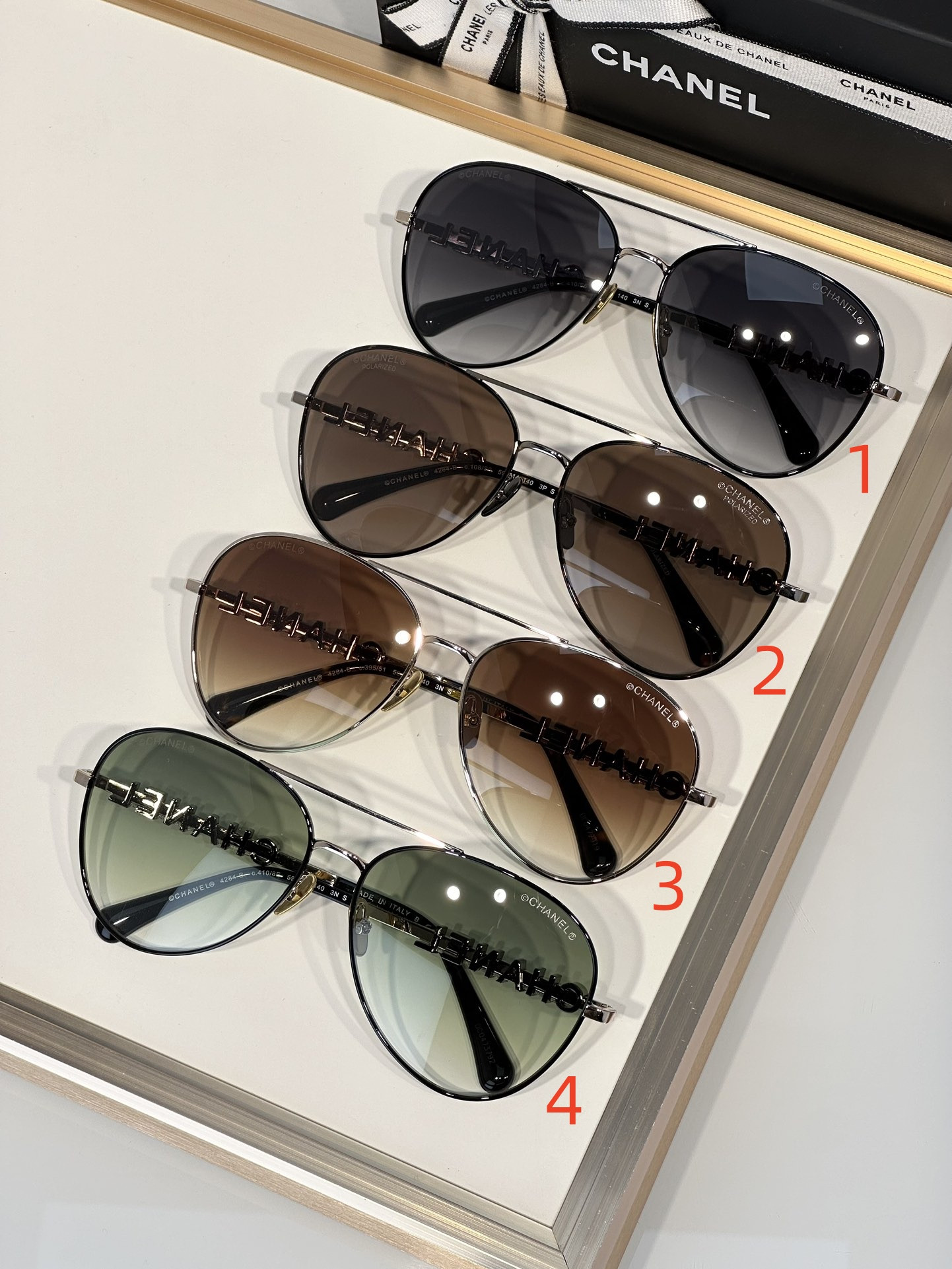 Ch*el Glasses 4284-B 59-14-140