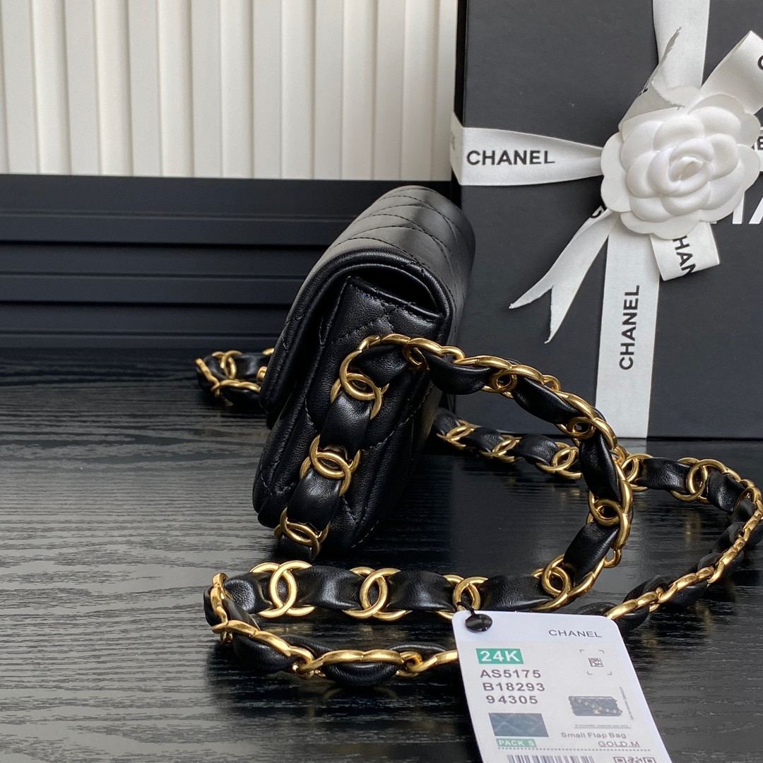 Ch*el Mini Flap Bag 12×16×5cm