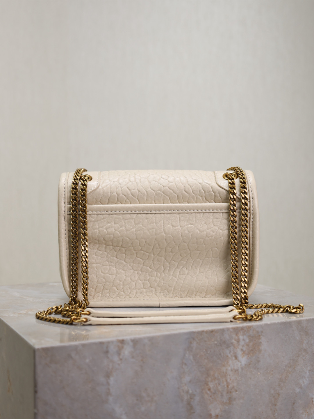 Y*L Niki Mini in grained lambskin 828736 12.5x18x5cm