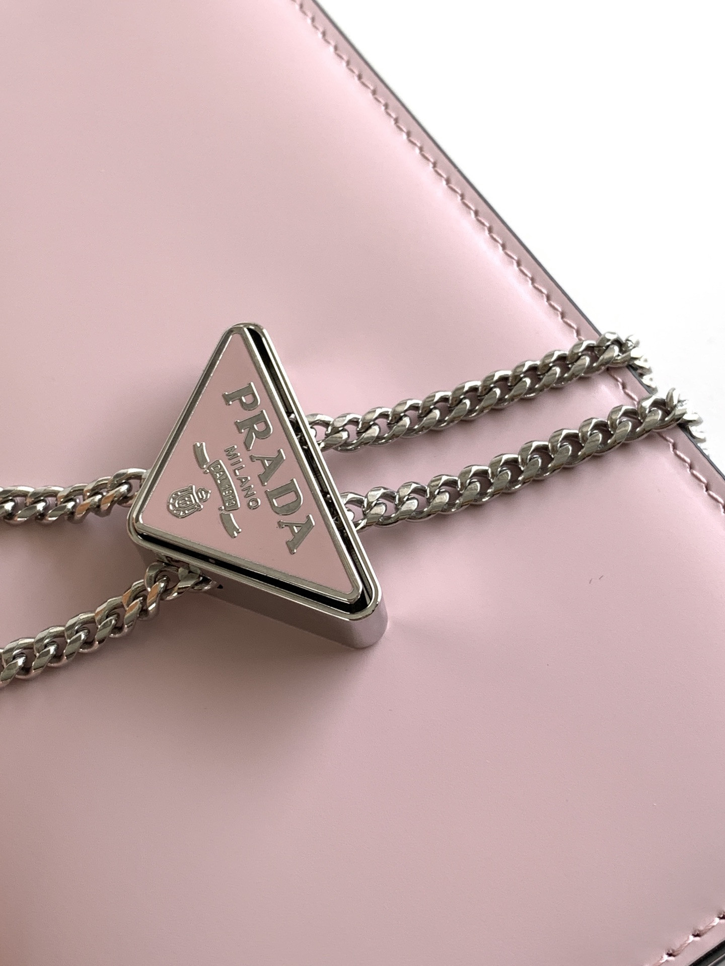 Pra*a Brushed Leather Shoulder Bag 17x 9.5x3.5cm