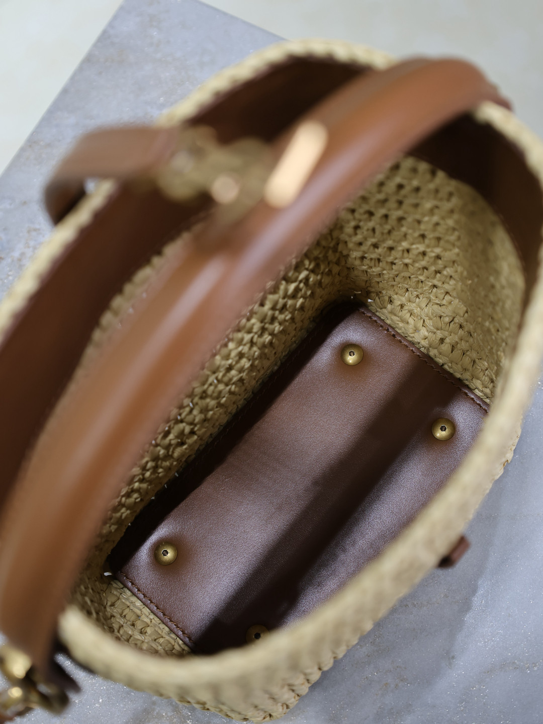 Y*L LE 37 mini (raffia) 15x13x6cm