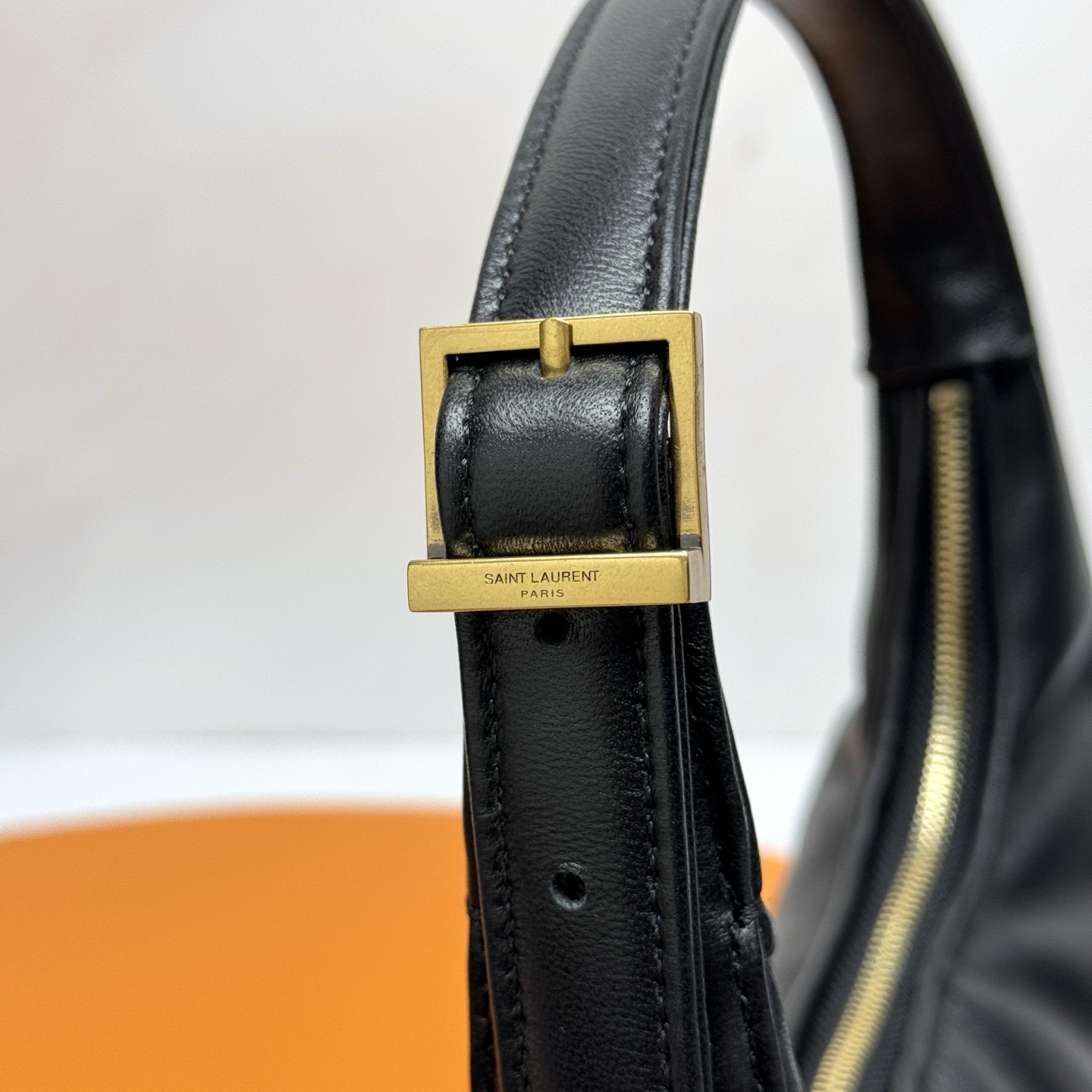 Y*L calypso mini hobo in plunged lambskin 20 X 12 X 5 cm