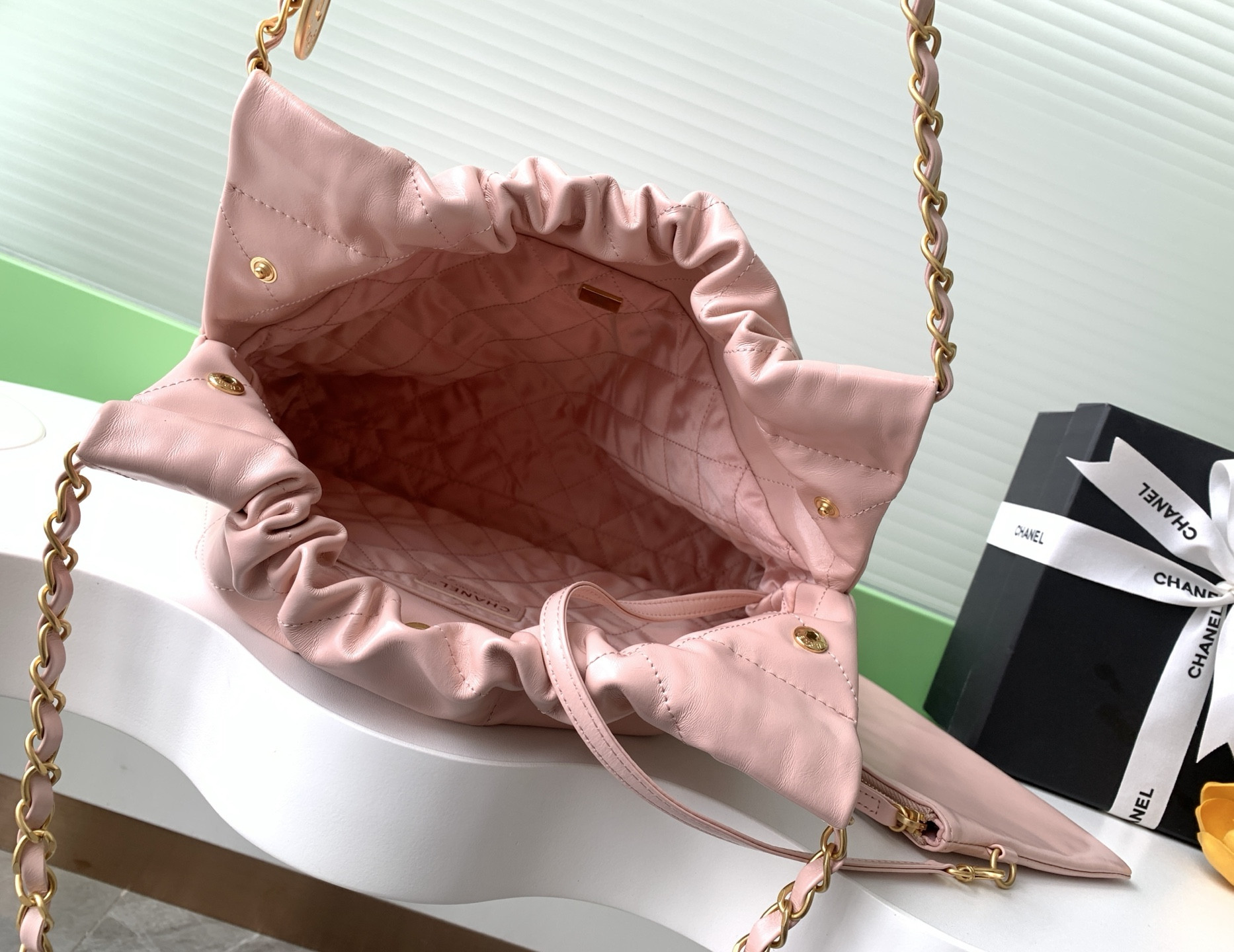 Ch*el 22 SMALL HANDBAG AS3260 35x37x7cm