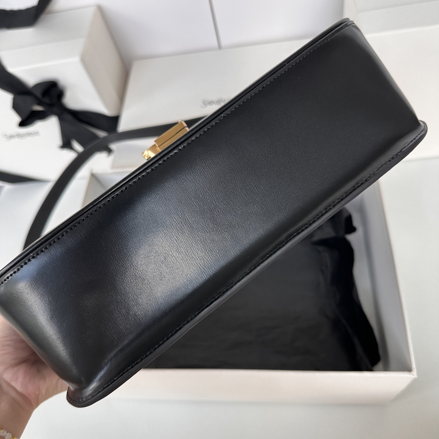 Y*L solferino large in box Sa**t Lau*nt 29x18x9cm