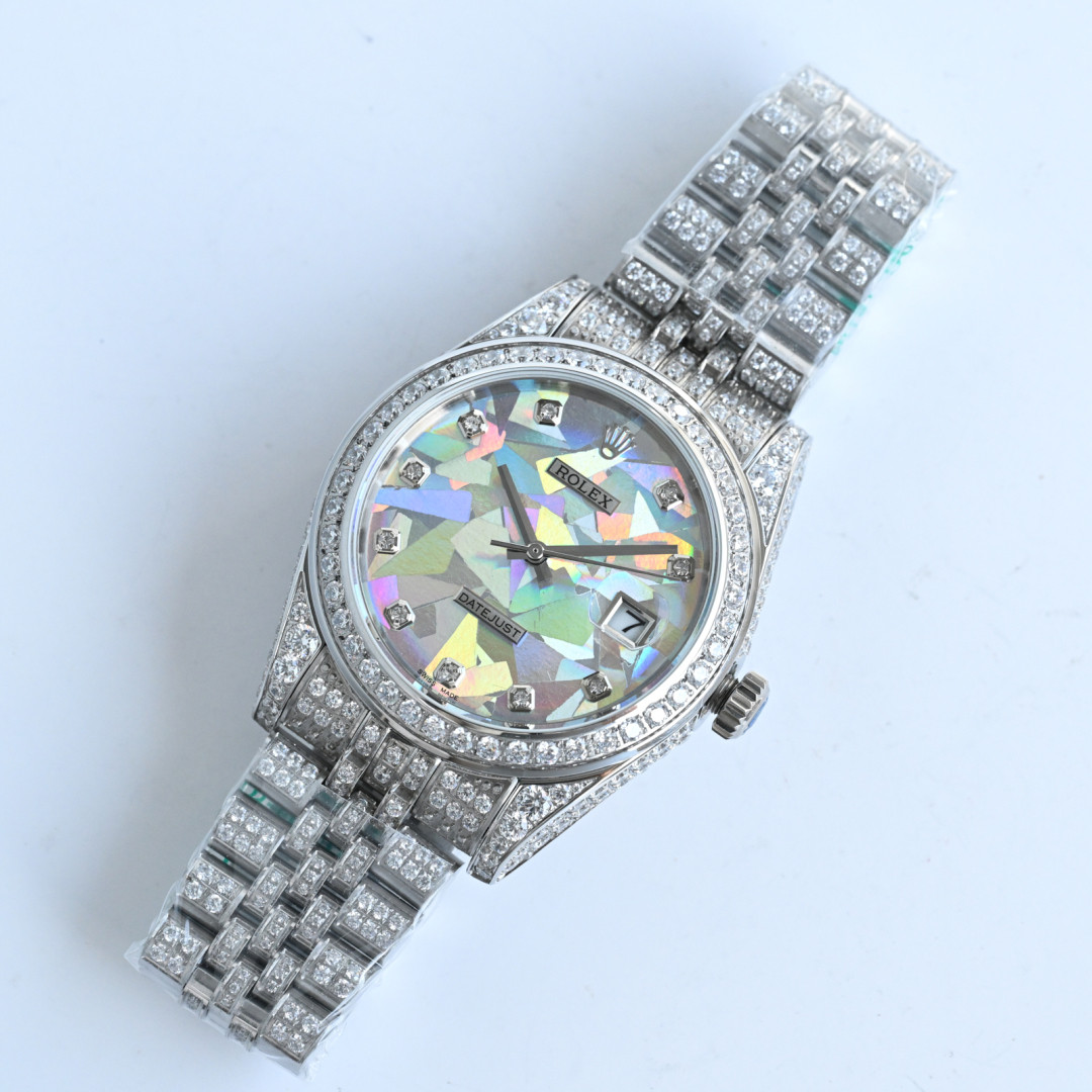 R*l*x Datejust 41mm Full Diamond Series