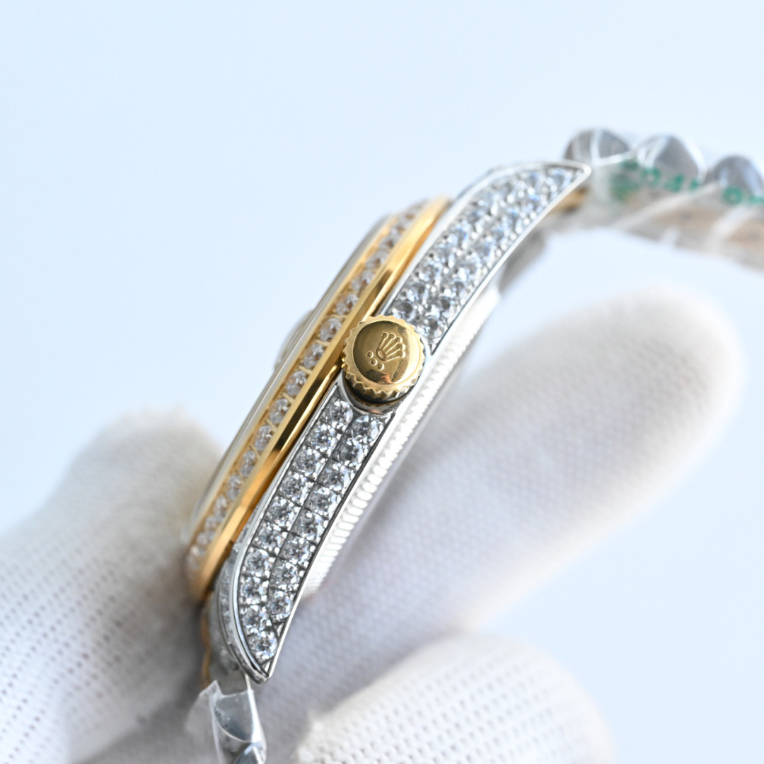 R*l*x B33 Datejust 41mm Full Diamond Series