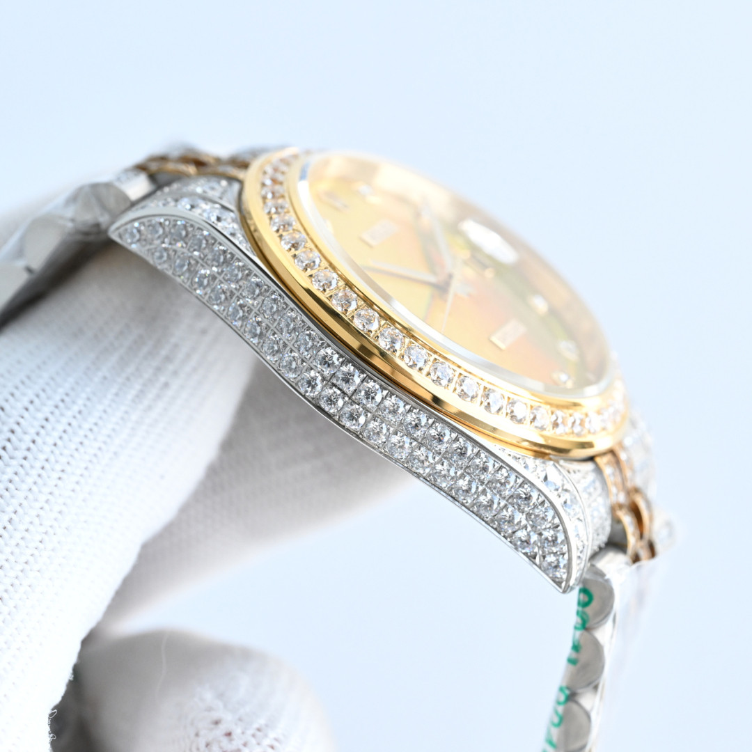 R*l*x B33 Datejust 41mm Full Diamond Series