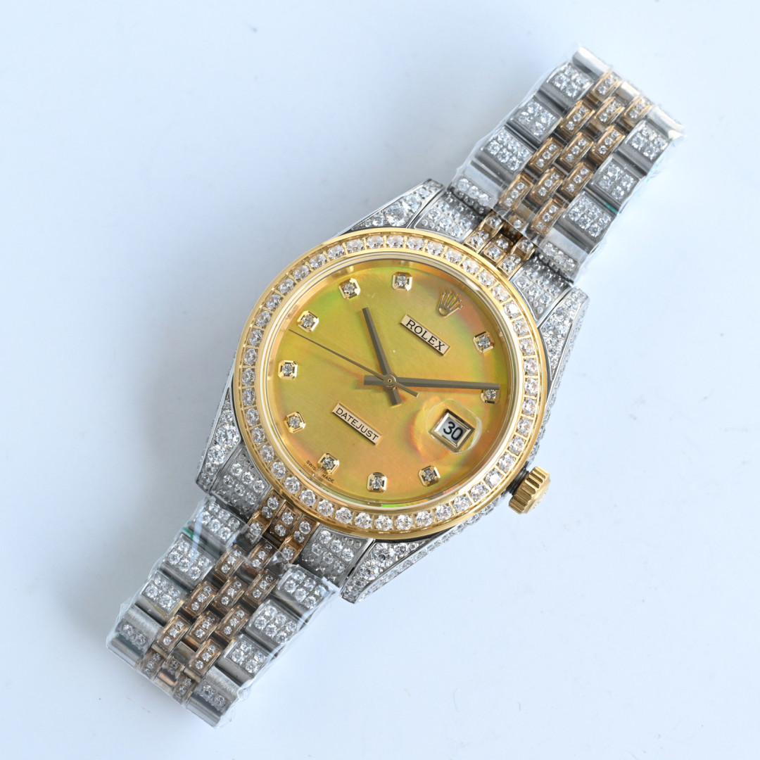 R*l*x B33 Datejust 41mm Full Diamond Series