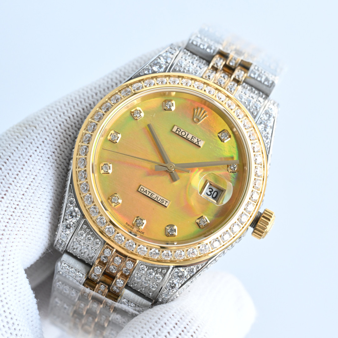 R*l*x B33 Datejust 41mm Full Diamond Series