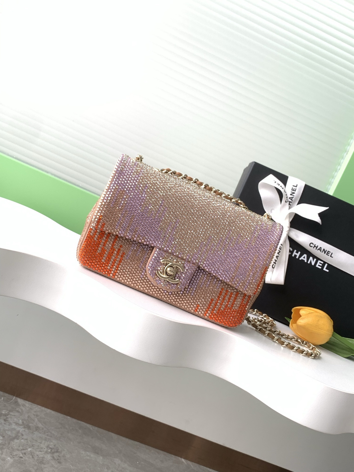 Ch*el 25ss CLASSIC FLAP HANDBAG CF 14x21x8cm