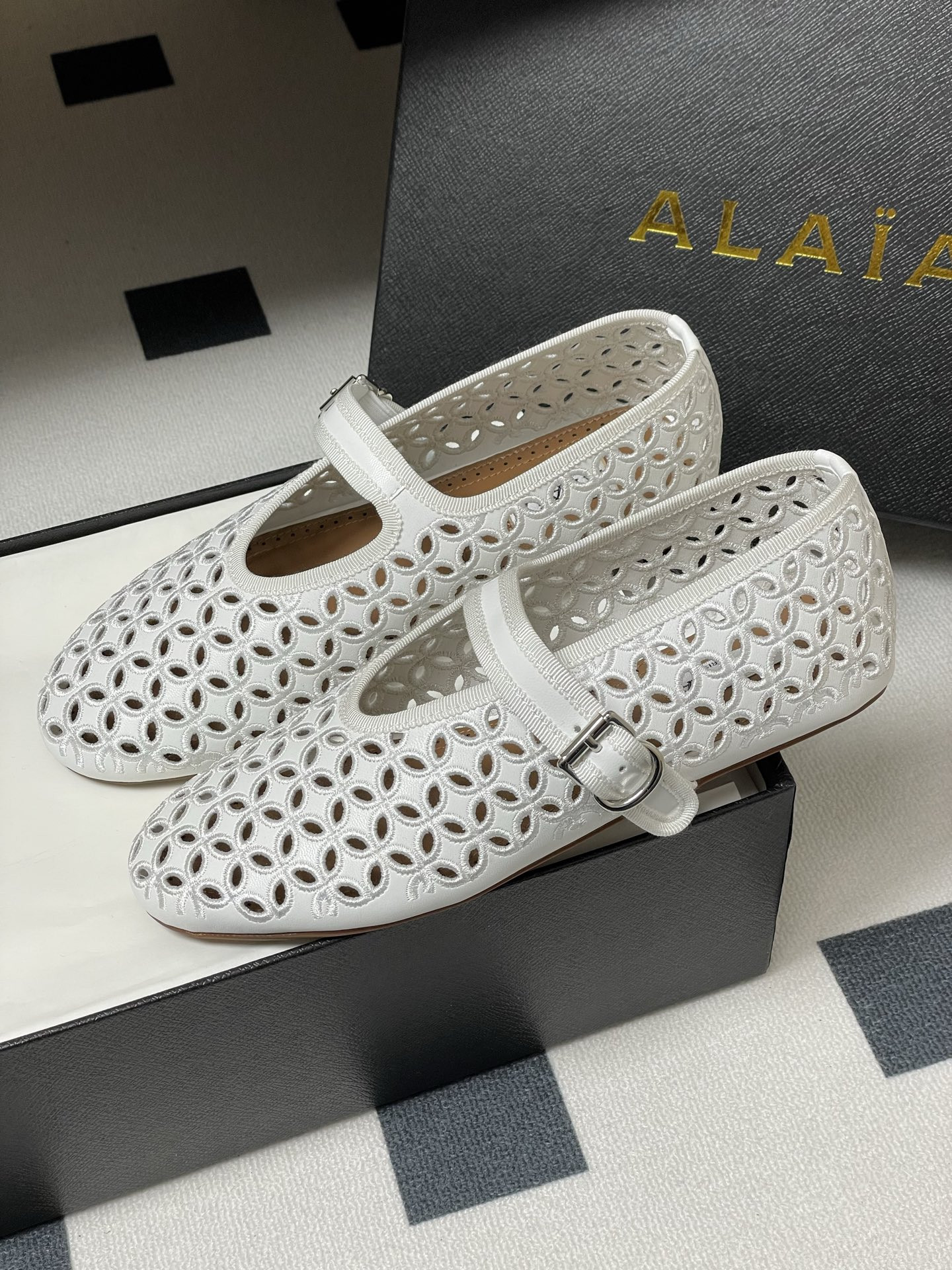 UA Alaïa BRAIDED BALLET FLATS(Customized Size 7-10 days production time)