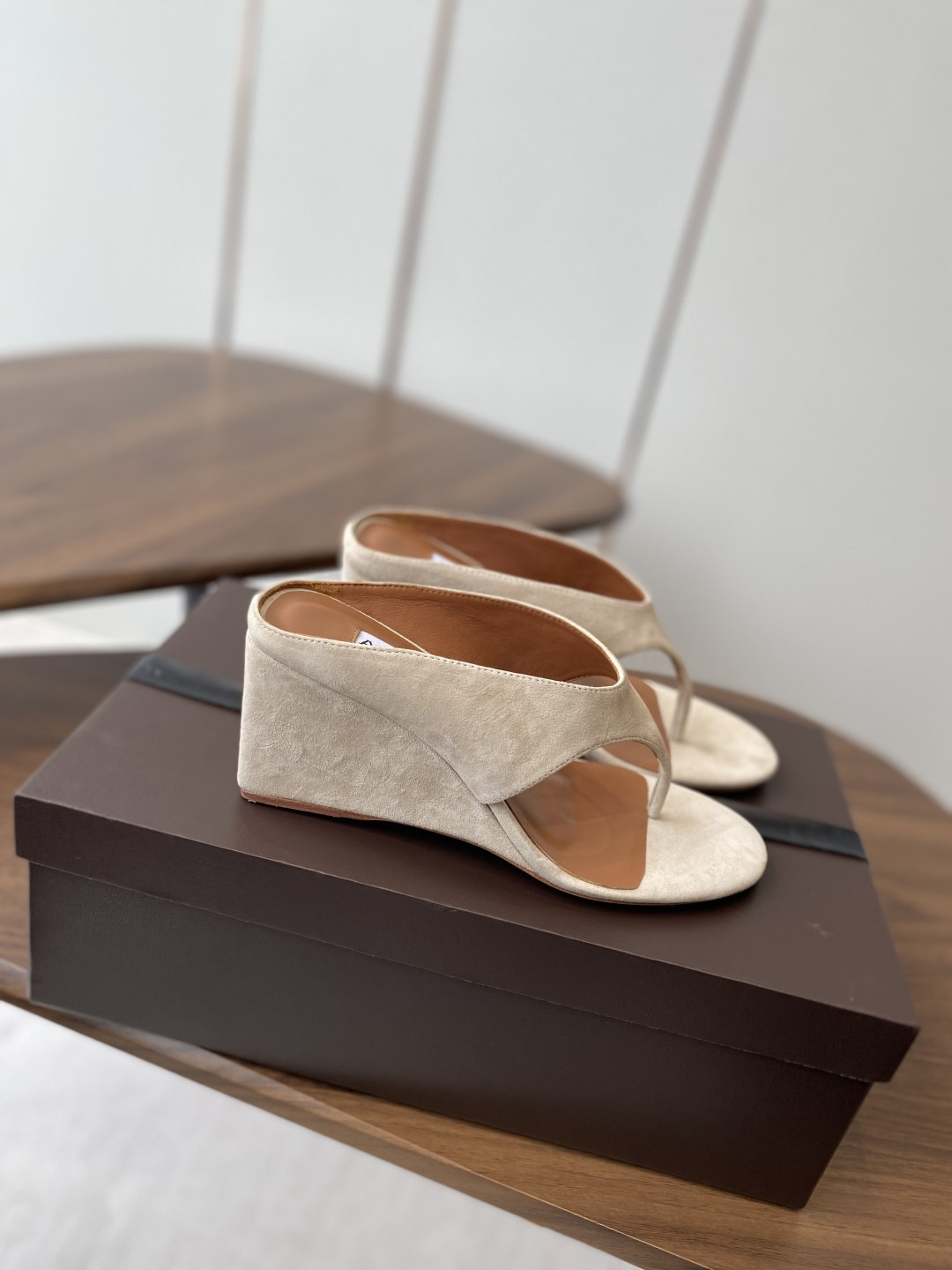 UA Alaia Wedge Cube Satin Sandal(Customized Size 7-10 days production time)