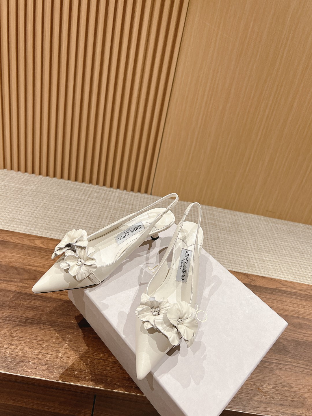 UA Ji*y Ch* ROSALIA FLOWERS Slingbacks 4.5cm