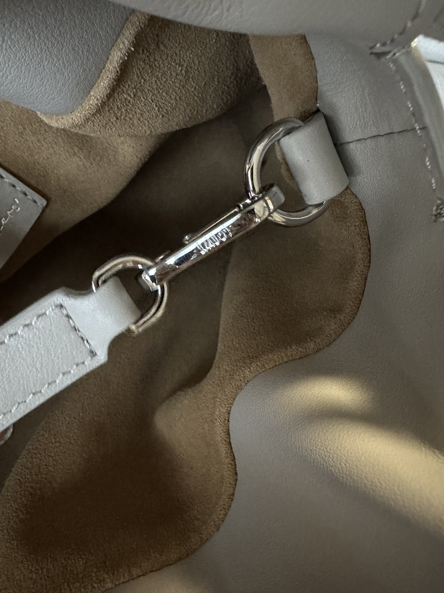 L0ew* x Albers Medium Flamenco Clutch in Nappa Calfskin 24.5x30x10.5cm